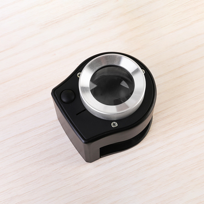 6 LED UV 30X suurendusklaasiga optiline klaas lääts luup käeshoitav münditemplid ehted mini niit loendur luup