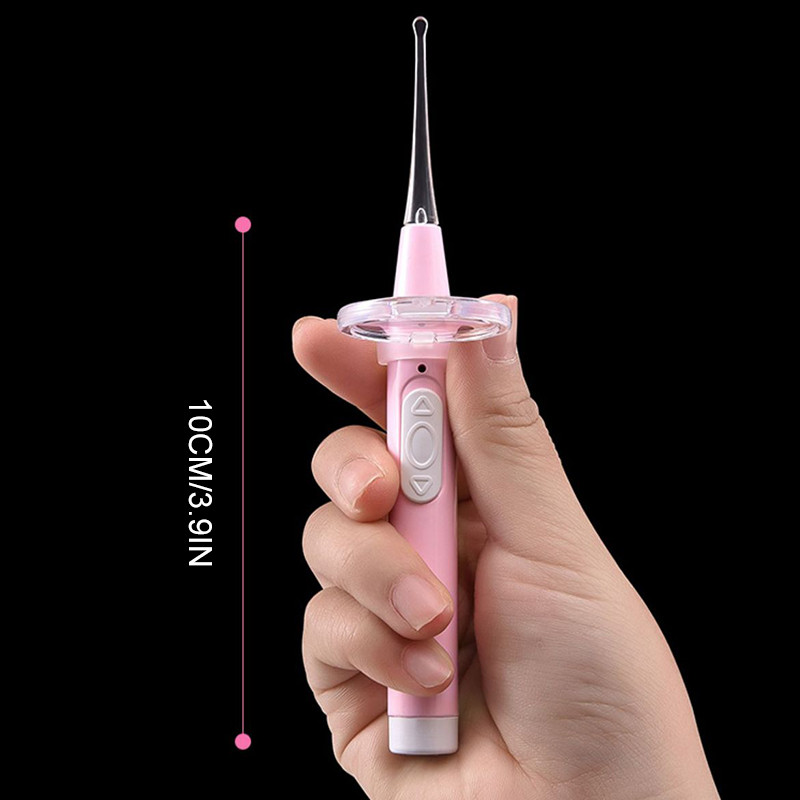 Ausų vaško šalinimo ausų valiklio rinkinys su LED lempute ir 2 keičiamomis galvutėmis ausų šaukštu pincetu ausų vaško šalinimo įrankiai vaikams