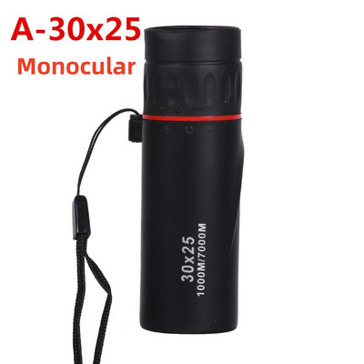 Nagy hatótávolságú továbbfejlesztett HD nagy teljesítményű távcső összecsukható mini teleszkóp BAK4 FMC optika vadászathoz kültéri kemping utazás horgászathoz