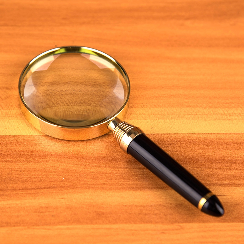 Lupă de lupă portabilă de mână 20X Lentilă de sticlă pentru bijuterii, ziare, cărți, instrumente de citire