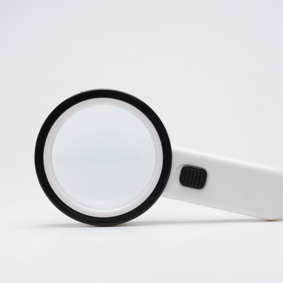 30X skaitymo didinamasis aukščiausios klasės didinamasis stiklas su LED šviesa, nešiojamasis šviečiantis didintuvas papuošalų lupa 12 LED Lupa monoklis