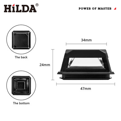 Lazerinio lygio apsauginiai akiniai Vertikalios ir horizontalios lazerinio stiklo apsauginio dangtelio priedai