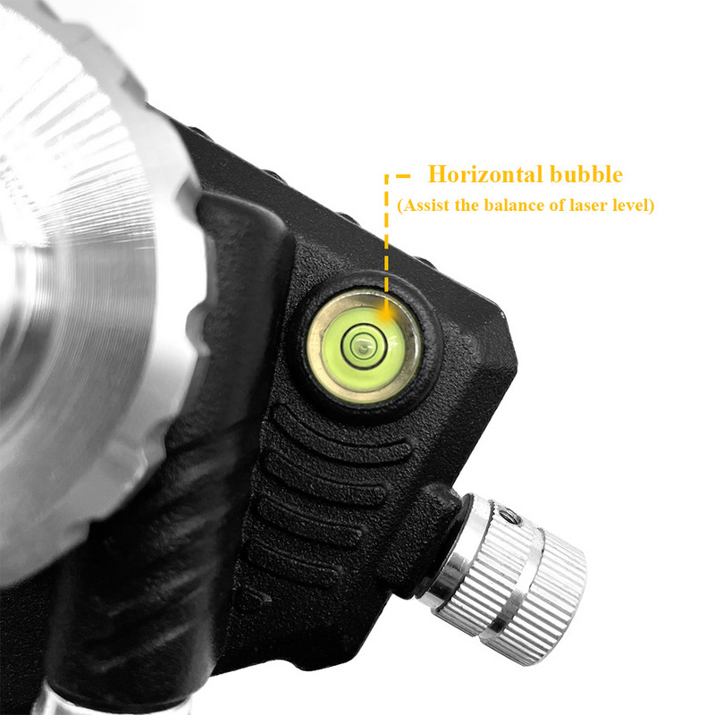 GRT aliuminio lydinio lazerinio lygio trikojo laikiklis 360 laipsnių besisukantis koregavimas judančiam baziniam trikojo para nivel lazeriui