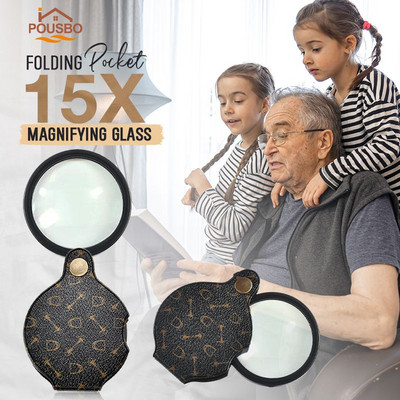 Lupa portabila de mana 15X buzunar pliabil lupa bijuterii lupa bijuterii apreciere