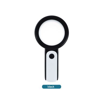 Apgaismots palielināms stikls-30X Rokā turamas lielas lasīšanas lupas ar 18 LED apgaismotu gaismu senioriem, remonts, monētas