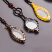 Mini pakabinami ant kaklo skaitymo akiniai Didintuvas Sulankstomas nešiojamas itin lengvas HD didinamasis stiklas Seni šviesūs akiniai pagyvenusiems žmonėms