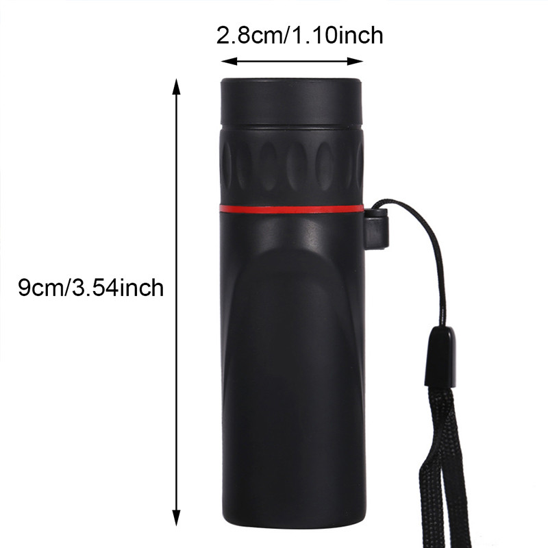 PACOONE HD 30x25 monokulinis teleskopas žiūronai, priartinantys, fokusuojantys, žalia plėvelė, žiūronas, optinis medžioklės turizmo taikiklis lauke