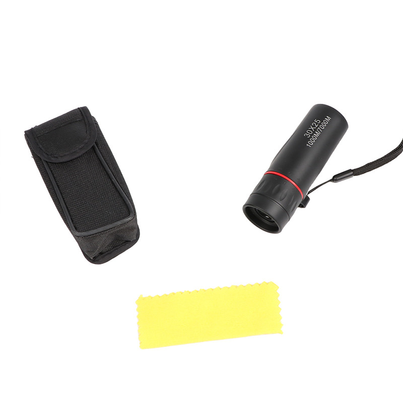 PACOONE HD 30x25 monokulinis teleskopas žiūronai, priartinantys, fokusuojantys, žalia plėvelė, žiūronas, optinis medžioklės turizmo taikiklis lauke