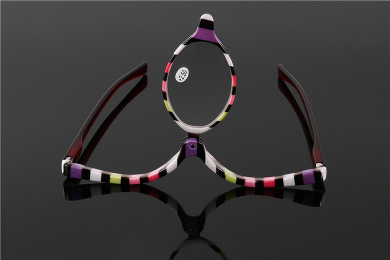 1,5 x 2 x 2,5 x 3 x 3,5 x 4 x didinamieji makiažo akiniai Akių makiažo akiniai Nuverčiami lęšiai, sulankstomi lęšiai, sulankstomi, moteriški kosmetikos gaminiai skaitymui didinti