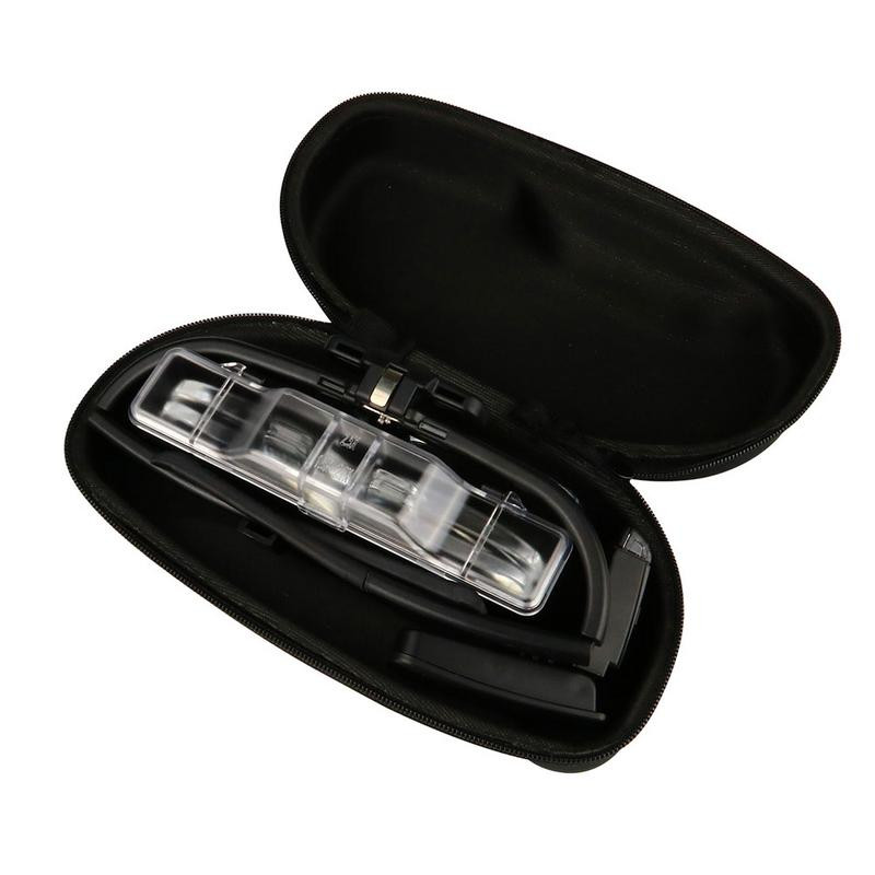 Podesiva lupa s 2 leće, LED svjetlo, traka za glavu, staklena povećala, LED povećala sa svjetiljkom 1,5X20x2,5X3,5X4,0X4,5X