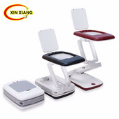 Skladacia osvetlená lupa 3X stolová lupa 9 LED s LED podporou čítanie klenotnícka lupa stolová lupa Loep