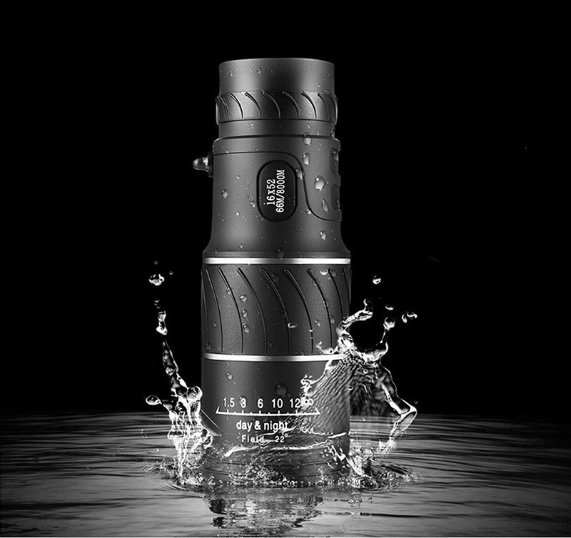 Výkonný monokulárny ďalekohľad 40x60 HD Zoom Ďalekohľad s dlhým dosahom a nočným videním pre vonkajšie kempovanie a pozorovanie vtákov