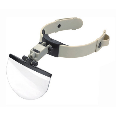 Cască de întreținere broderie de citire montată pe cap Lupă Lentilă optică 4 buc Lentile 2X 3,8X 4,5X 5,5X
