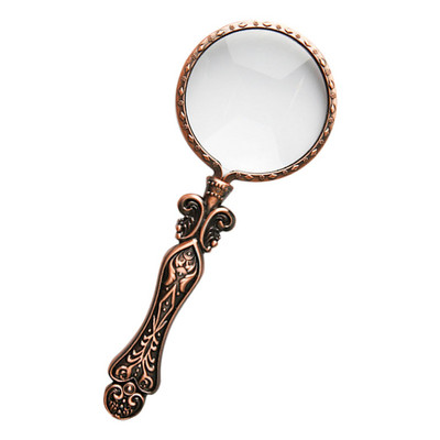 Vintage ékszer nagyító nagyító lencse Kézi nagyító Optikai üveg újságokhoz Természet felfedezéshez Ellenőrző térképek Ékszerészlelés