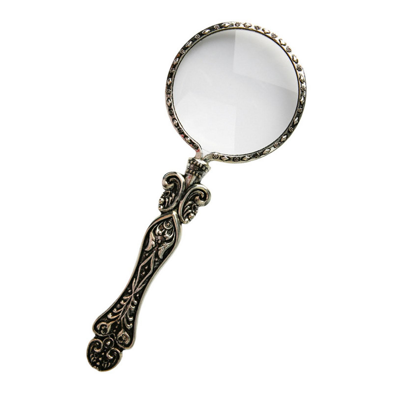 Vintage ékszer nagyító nagyító lencse Kézi nagyító Optikai üveg újságokhoz Természet felfedezéshez Ellenőrző térképek Ékszerészlelés