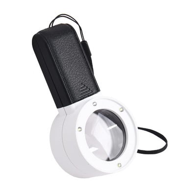 30x HD lupa s osvetlením a 4LED svetlami, lupy na čítanie, zväčšenie na kontrolu šperkov