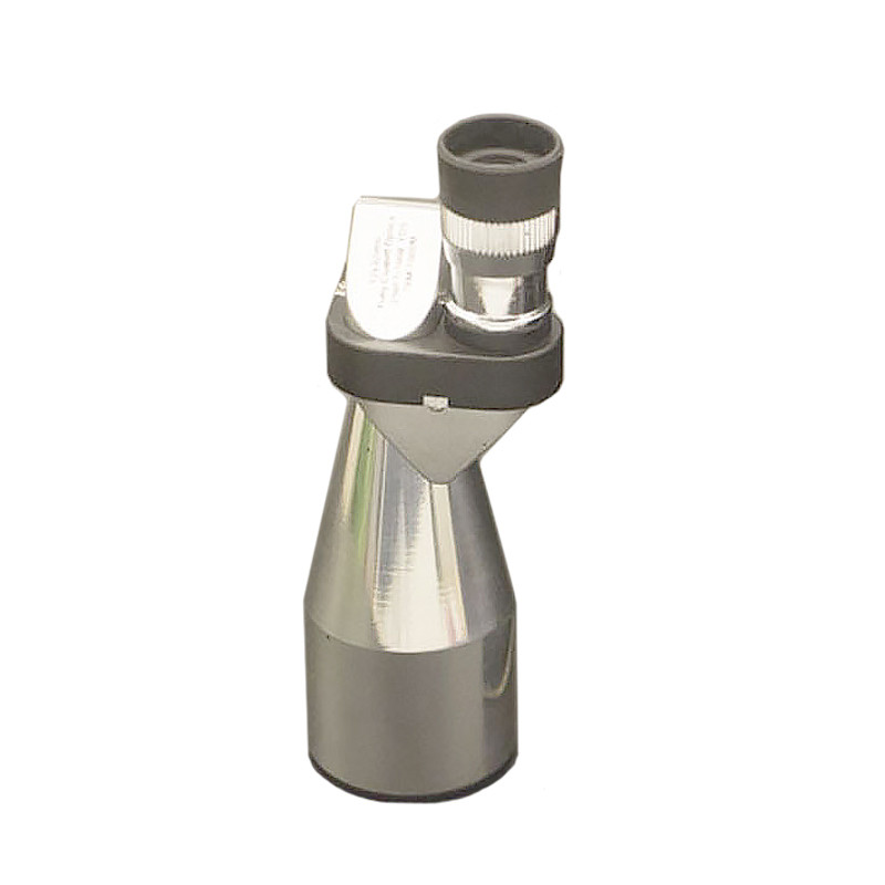 Prijenosni 12x32 mini monokularni teleskop srebrni metalni optički monokular kutnog oblika visoke rezolucije za kampiranje na otvorenom