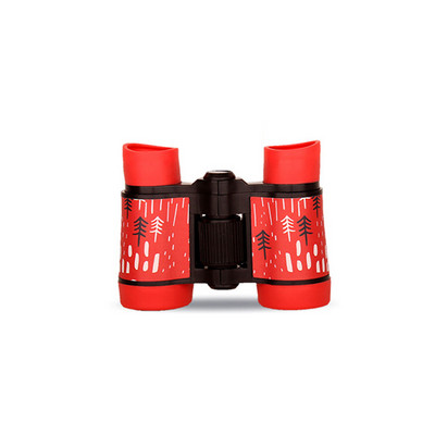 Detský binokulárny ďalekohľad, gumený detský vzdelávací ďalekohľad, profesionálny 4x30mm detský skladací optický ďalekohľad