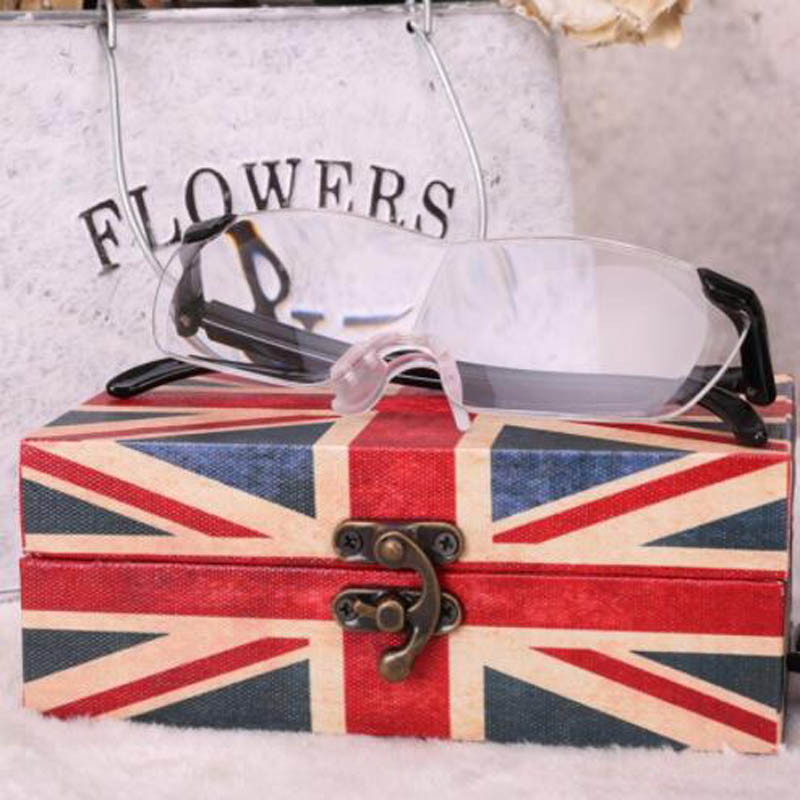 1 ks Prenosná lupa, pomocná ruka, lupa, zväčšovacie okuliare s presbyopickými okuliarmi, okuliare na čítanie, 160% zväčšenie pre viac a lepšie videnie.