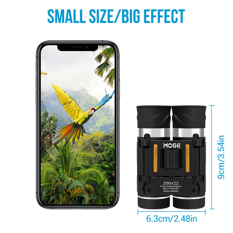 200X22 Upgrade Professional HD ďalekohľad 40000m telefónny ďalekohľad s vysokým zväčšením BAK4 mikro ďalekohľad na kempovanie