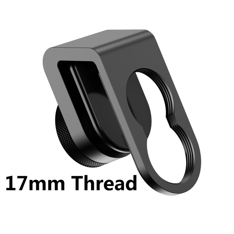 APEXEL Spona na objektív telefónu s teleskopickým závitom 17 mm pre objektív fotoaparátu Univerzálna kovová spona na monokulárny objektív pre iPhone X XS Samsung Xiaomi