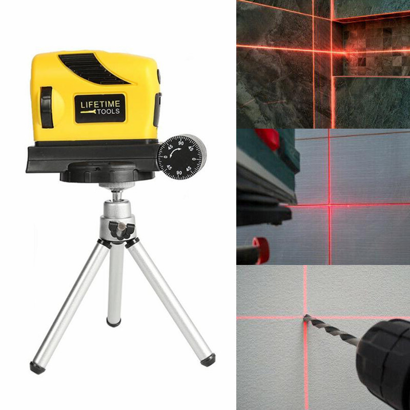 Αυτοεπιπεδούμενο επίπεδο λέιζερ 360 μοιρών 2 γραμμή 1 σημείο οριζόντια & κατακόρυφη κόκκινη πτώση μέτρησης Αποστολή