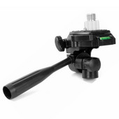 Kaitian 360-stupňový držiak pre statív 4D laserová vodováha s 360-stupňovým otočným nastavením uhla 5/8 alebo 1/4 palca, odnímateľný konektor, vodováhy