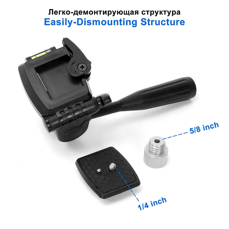 Kaitian 360-stupňový držiak pre statív 4D laserová vodováha s 360-stupňovým otočným nastavením uhla 5/8 alebo 1/4 palca, odnímateľný konektor, vodováhy