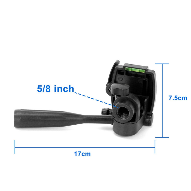 Kaitian 360-stupňový držiak pre statív 4D laserová vodováha s 360-stupňovým otočným nastavením uhla 5/8 alebo 1/4 palca, odnímateľný konektor, vodováhy