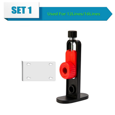 Magnetiline seinaklamber universaalsetele lasertasemetele 1/4" keermega reguleeritav tasandustugi