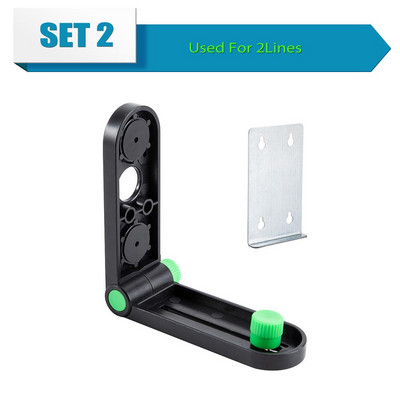 Magnetiline seinaklamber universaalsetele lasertasemetele 1/4" keermega reguleeritav tasandustugi