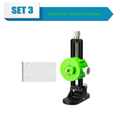 Magnetiline seinaklamber universaalsetele lasertasemetele 1/4" keermega reguleeritav tasandustugi