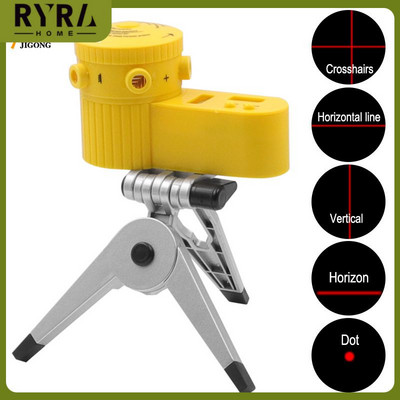 Lumină LED Led Nivel Laser Cinci Raze Nivel Laser Infraroșu Suport Trepied Riglă Nivel Laser Linie Instrument de Măsurare