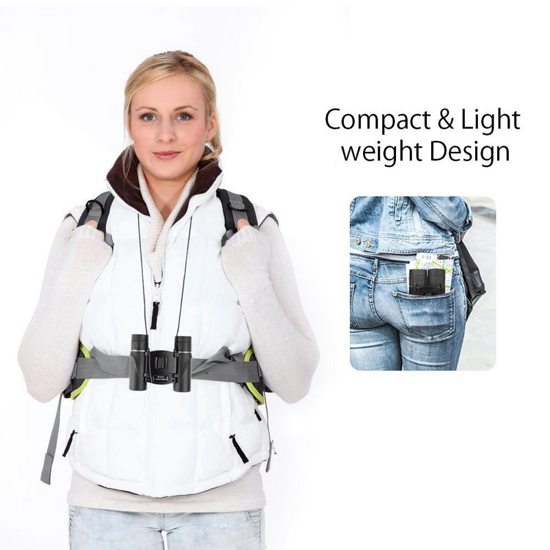 Ďalekohľad APEXEL 8X21 Mini vreckový kompaktný HD ďalekohľad s objektívom so zoomom, jednoduché zaostrovanie, prenosný vonkajší ďalekohľad na kempovanie a cestovanie