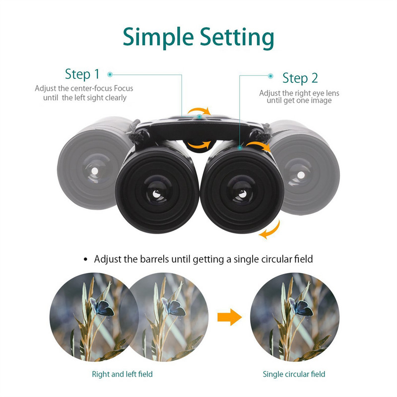 APEXEL 8X21 hordozható mini távcső összecsukható optikai üveg HD lencse 131/1000M Bak4 teleszkóp kültéri kemping gyerekeknek születésnapi ajándék