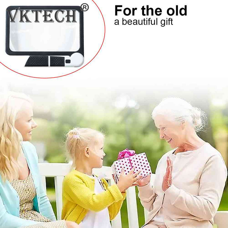 48 Μεγεθυντικός φακός LED 2 Λειτουργίες Ρυθμιζόμενος Αναδιπλούμενος Μεγεθυντικός φακός ανάγνωσης 5x Μεγεθυντικός φακός χειρός Seniors Παιδικά βιβλία