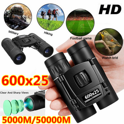600x25 HD moćni dalekozor teleskop 5000m/50000m dugog dometa sklopivi mini BAK4 FMC optika za lov na otvorenom kampiranje putovanja