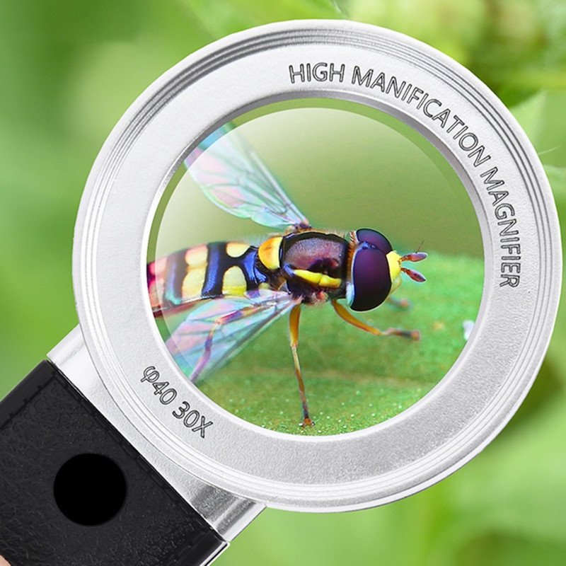 Professzionális nagyítóval megvilágított nagyító LED megvilágítással Nagyítók Olvasószemüveg Nagyítás