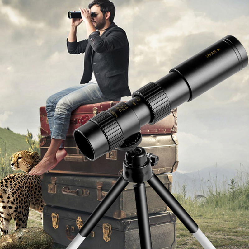 10-300x40 mm-es monokuláris teleszkóp Professzionális HD hordozható távcső Erőteljes távcső vadászati turizmushoz, kempingezéshez