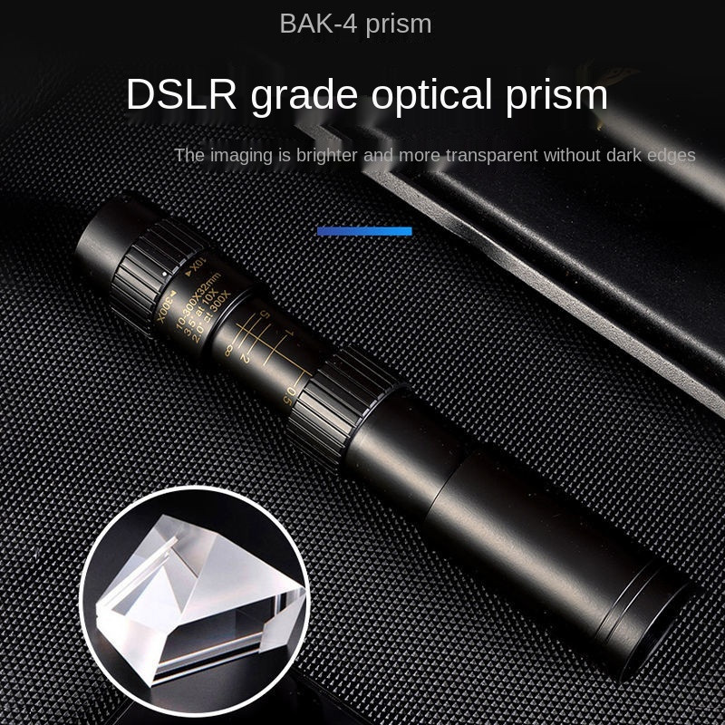 10-300x40 mm-es monokuláris teleszkóp Professzionális HD hordozható távcső Erőteljes távcső vadászati turizmushoz, kempingezéshez