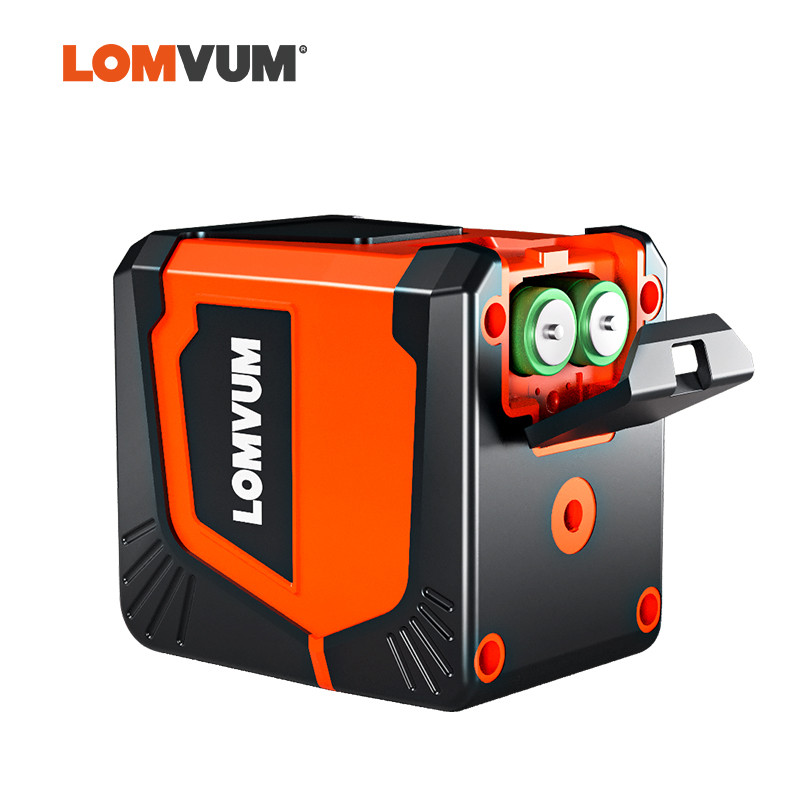 LOMVUM Laserski mjerač razine Linije Zelena zraka 2-linija Automatsko niveliranje Vertikalno i vodoravno Laser Horizontalna križna linija