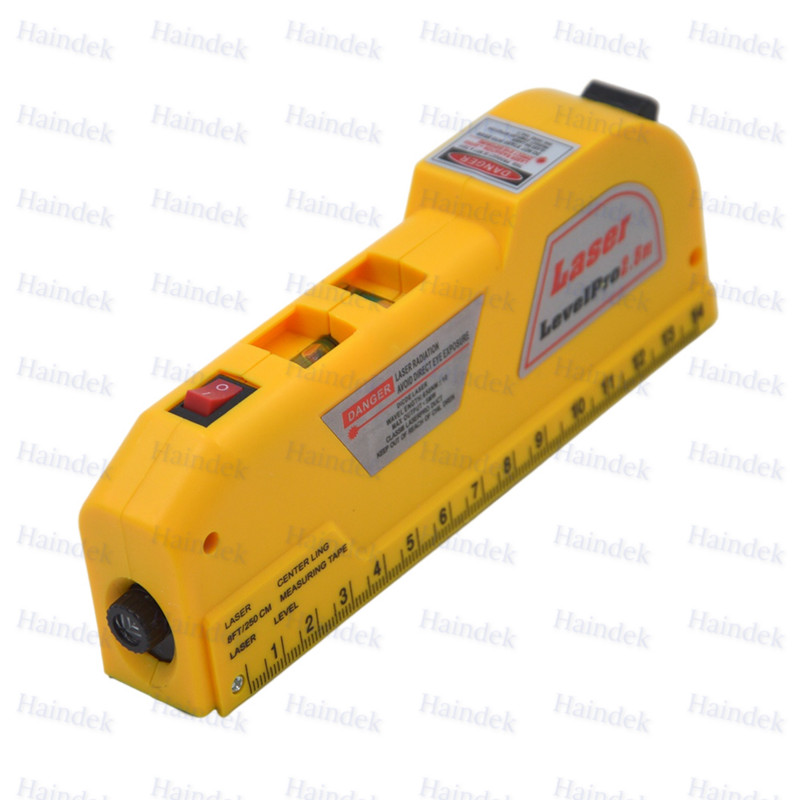 Nouă riglă de nivel laser cu infraroșu 4 în 1, 2 linii, contor orizontal, vertical, bandă, instrument de măsurare, instrument de măsurare cu trepied