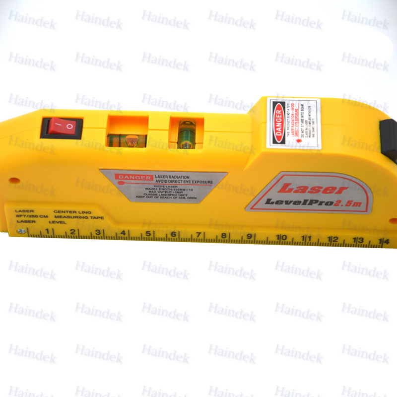 Nouă riglă de nivel laser cu infraroșu 4 în 1, 2 linii, contor orizontal, vertical, bandă, instrument de măsurare, instrument de măsurare cu trepied