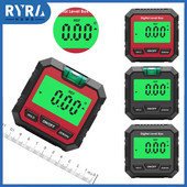 Mini skaitmeninis pokrypio matuoklis Magnetinis kampo lygio kampo matuoklis 360 laipsnių pokrypio matuoklio tikslaus foninio apšvietimo matavimo įrankiai