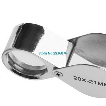 2022 Нов мини триплет Бижутер Лупа за очи Лупа Увеличително стъкло Бижута Диамант 10X 21mm 20X 21MM 10X 18MM