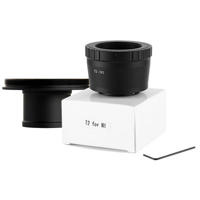 1,25"-es T-bajonettes fém teleszkóp-adapterkészlet tükör nélküli fényképezőgép-tartozék Canon EOS Nikon Sony T-gyűrűs csillagászati fényképezés