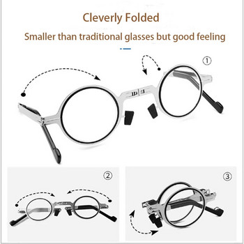 Ρυθμιζόμενη εστίαση όρασης TR90 Γυαλιά ανάγνωσης Γυαλιά ματιού Myopia -6D έως +3D Μεταβλητή Διόρθωση Φακών Διόφθαλμη μεγέθυνση