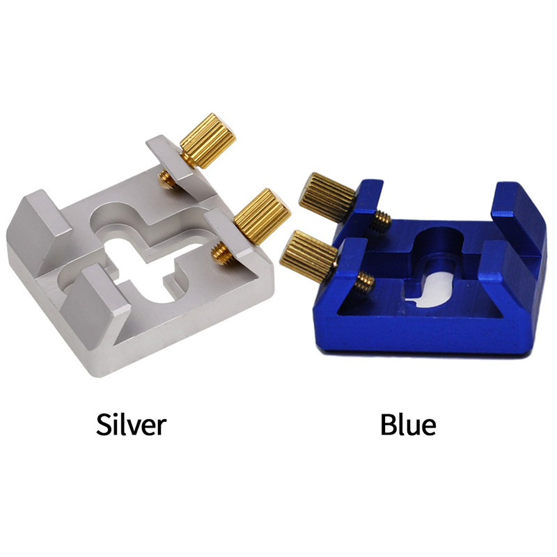 Plākšņu alumīnija sakausējuma stiprinājuma piederumi Vienkārša uzstādīšana, praktiska urbuma sprauga Universāls teleskops Finderscope instrumenta kronšteina pamatne