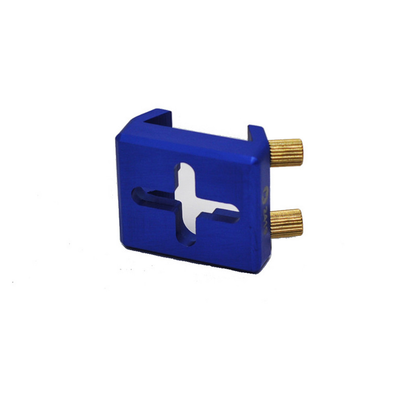 Plākšņu alumīnija sakausējuma stiprinājuma piederumi Vienkārša uzstādīšana, praktiska urbuma sprauga Universāls teleskops Finderscope instrumenta kronšteina pamatne