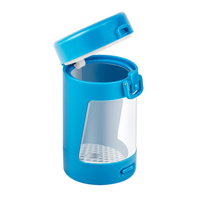 Nagyító tégely és LED fény átlátszó üveg légmentesen záródó tárolóedény Nagyító üvegedény Gyógynövény tartály Penész megelőzés